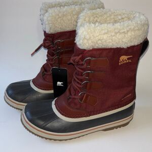 NWT Sorel Winter Carnival Waterproof snow rain winter boot 6.5 Spice Gum